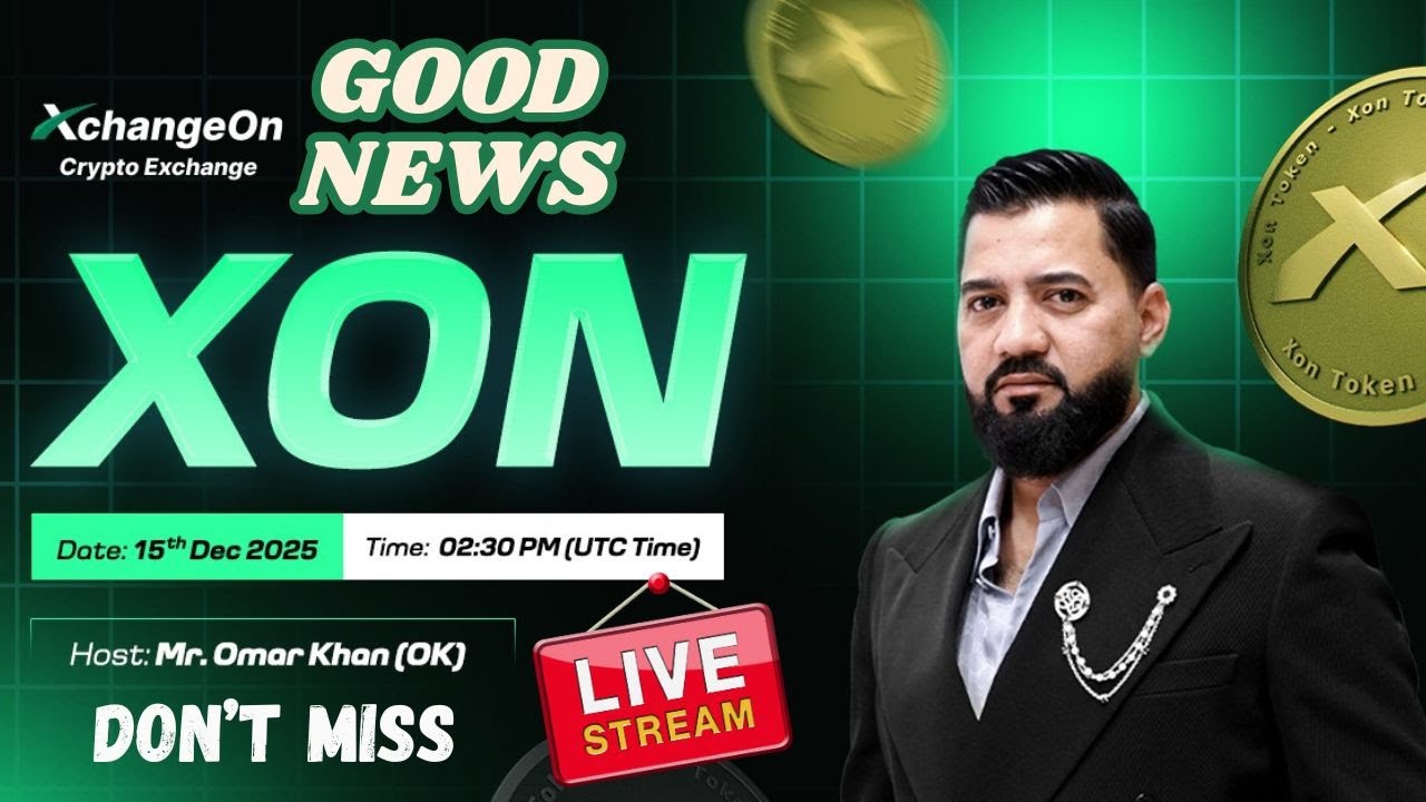 Omar Khan (OK) as he unpacks XON and what’s coming next. good news today live meeting, don't miss