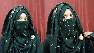 easy hijab and niqab tutorial for teenager(full coverage) || Hijabi's Freedom