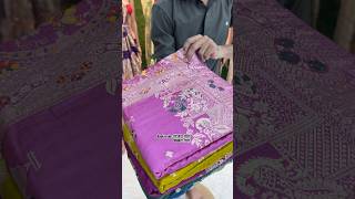 A Very Beautiful Pure Satin Silk Sarees