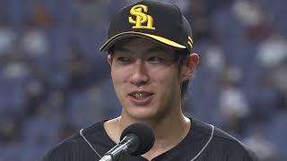 2020年7月18日 福岡ソフトバンク・柳田悠岐選手ヒーローインタビュー