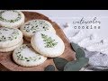How To Create Hand Painted Watercolor Cookies
