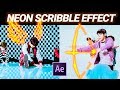 GLOWING SCRIBBLE ANIMATION from TXT (After Effects)