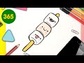 Comment dessiner guimauves kawaii  dessins kawaii facile   tape par tape