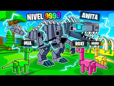 Evolucionando Hasta ser Un MECHA TREX en Vida de Dinosaurios!
