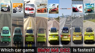 BMW M4 G82 in CM, CarX DR 2, CarX Street, DZO, FH5, BeamNG, AC, The Crew Motorfest