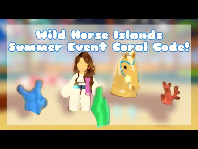 NEW Summer Event *CODE*  Wild Horse Islands 