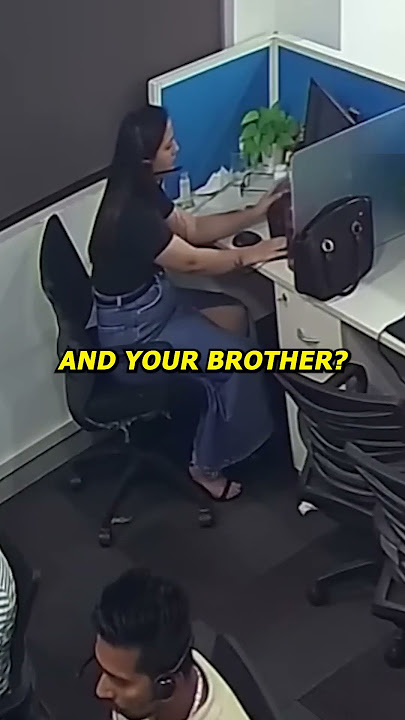 Female scammer gets really freaked out #scam #indianscammer