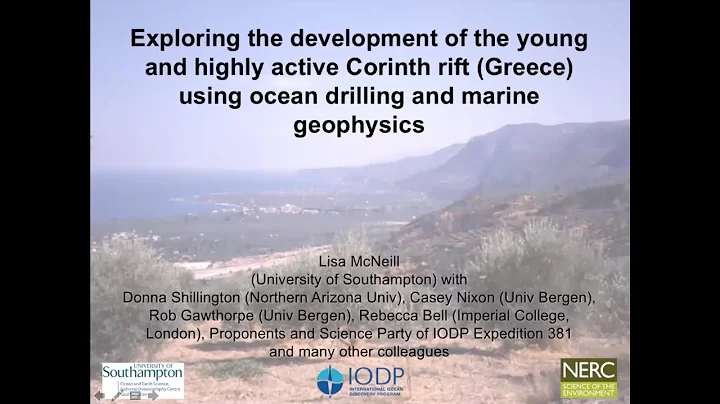 2.1 Lisa McNeill - Exploring the Corinth rift deve...