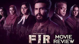 FIR Movie Review | Vishnu Vishal | GVM | Raiza Wilson | Manjima Mohan | Manu Anand