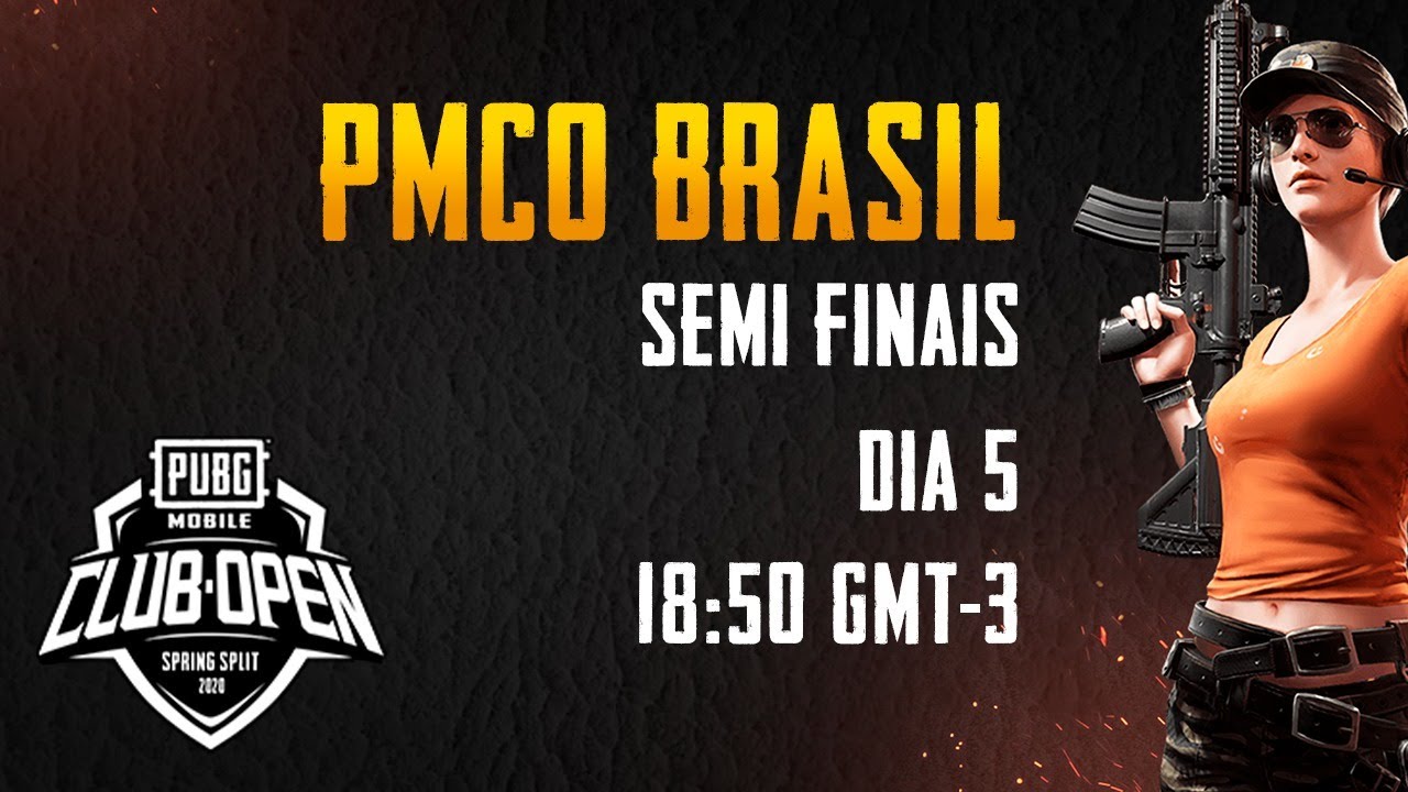 [BR] PMCO BRASIL SEMIFINAIS DIA 5 | Spring Split | PUBG MOBILE CLUB OPEN 2020