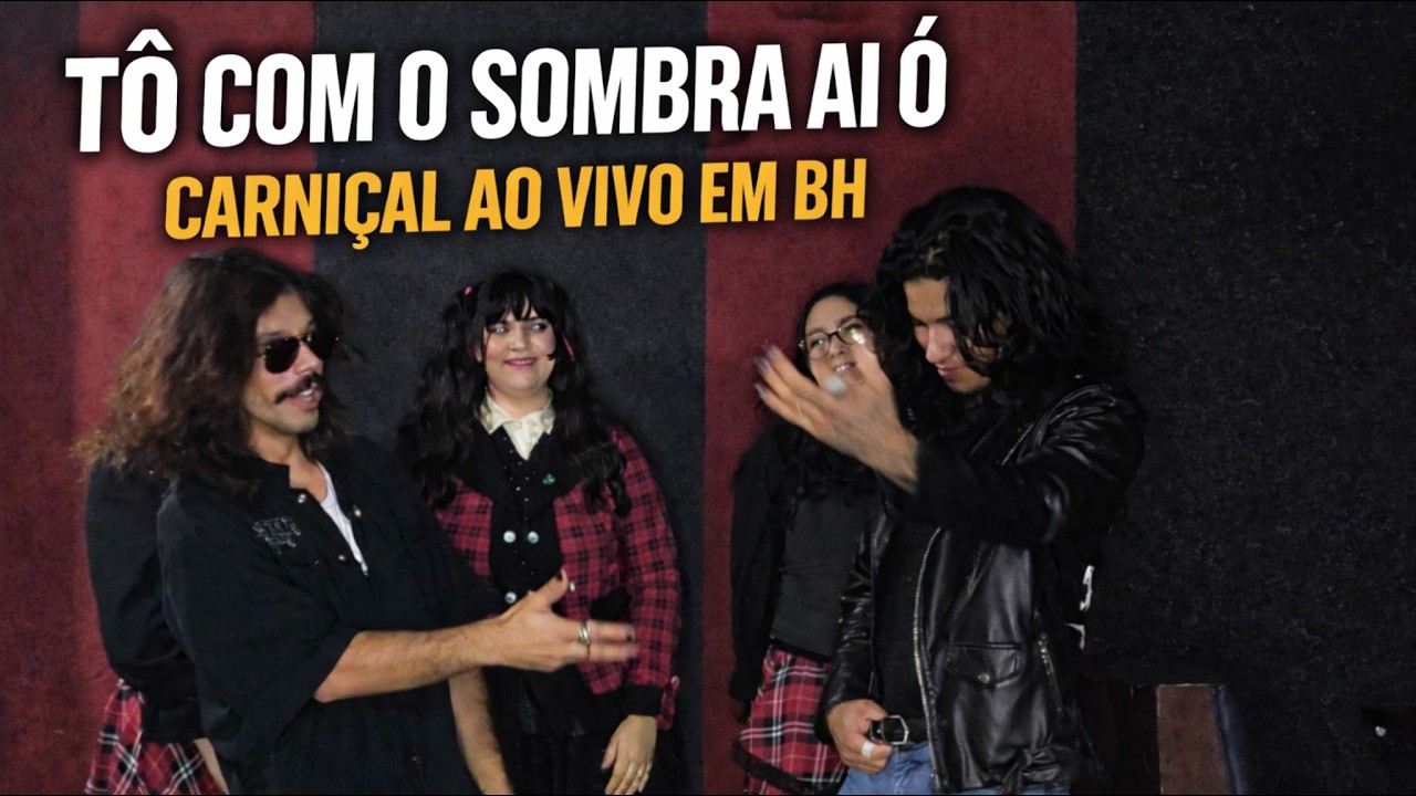 CARNIÇAL AO VIVO EM BH: “TÔ COM O SOMBRA AÍ Ó” + BASTIDORES INSANOS 🤘