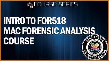 Mac Forensics - SANS Institute - DFIR - FOR518 - Sarah Edwards