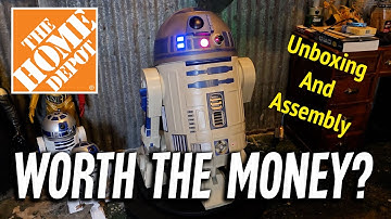 Home Depot R2D2 Unboxing and assembly. (An in depth look and honest opinion on value)