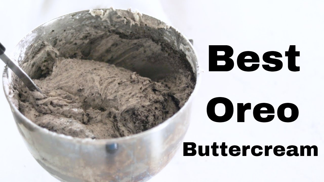 How to Make Oreo Buttercream YouTube