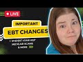 BIG CHANGES to SNAP, TANF, Student Loans & More Low Income Programs