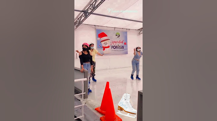 Patinando sobre hielo por primera vez
