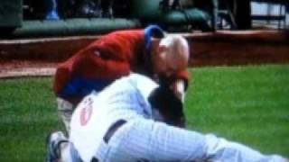 Ryan Howard Injury at The End of The Phillies Loss To The Cardinals