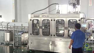 Sunswell 7000BPH Pure mineral still sparkling Water filling machine production line screenshot 4