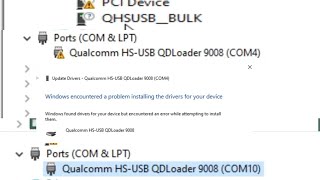 Qualcomm Driver Install (error fix)