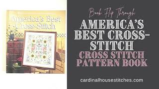 Americas Best Cross Stitch Pattern Book Flip Through Video screenshot 5