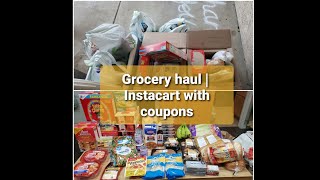 Grocery Haul | Instacart with coupons by Lydia K. 62 views 3 years ago 2 minutes, 41 seconds