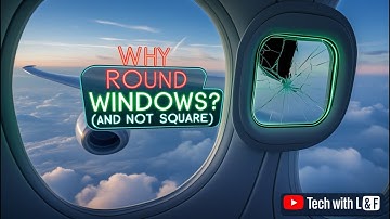 Why Airplane Windows Are Round (Not Square), The Hidden Reason ✈️