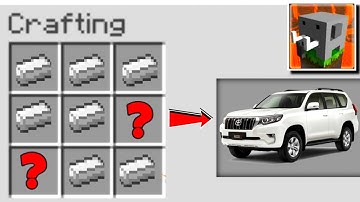 How to make a Working CAR in Craftsman Building Craft