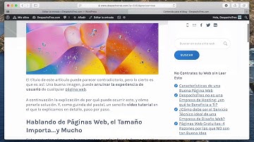 Inclusión de imágenes de imágenes en Wordpress con Gutenberg