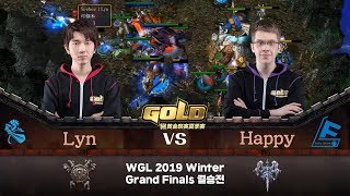 Lyn (O) vs Happy (U) 워크3 Gold League 2019 Winter Grand Finals 결승전 (Warcraft 3)