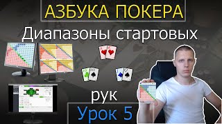 Азбука покера. Урок 5  Диапазоны стартовых рук