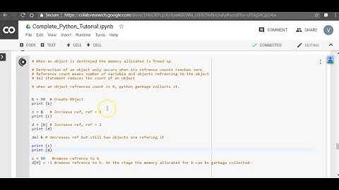 34 - Python Garbage Collection