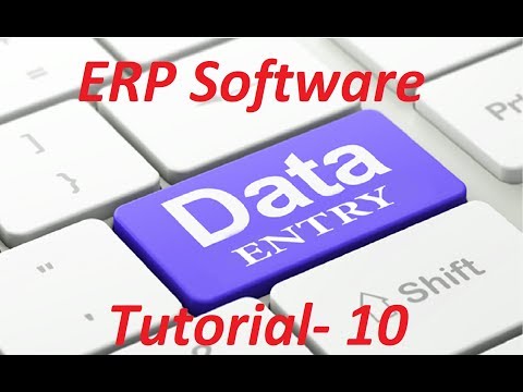 ERP Software Full Bangla Tutorial  || Data Entry Lesson- 10||