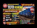 TEFD Scheme (Temporary Empty Flow Direction) | Complete Explanation | Rail Gyananjali