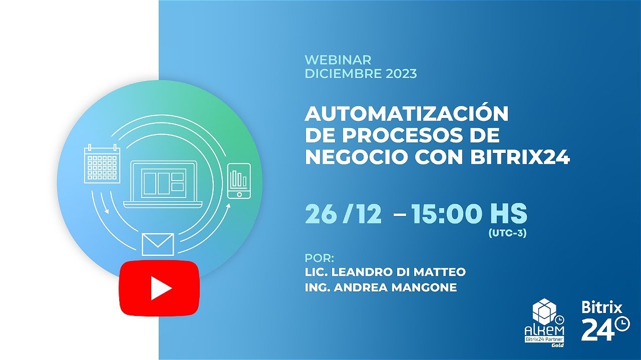 20. Automatización de procesos de negocio con Bitrix24 - YouTube
