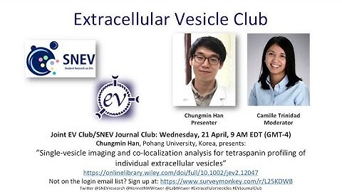 Chungmin Han: Single-vesicle imaging and co-localization analysis for tetraspanin profiling of EVs