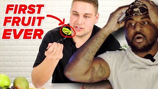 LMAO!! This Guy Eats Fruit For The First Time Ever (REACTION) #viral #viralvideo #JAYSKEETEREACTS