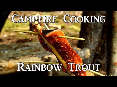 Bushcraft Campfire Cooking: Rainbow Trout