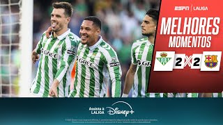 Thumbnail for Em reencontro com VITOR ROQUE, BARCELONA leva empate nos acréscimos do Betis | Melhores Momentos