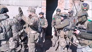 Чеченский батальон Шейха Мансура в боях за Бахмут. 13 марта 2023. Часть 1.