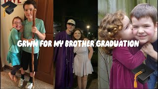 GET READY WITH ME | my brother is graduating ✨