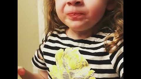 My Daughter Pretending to Like my Spaghetti. (ORIGINAL)