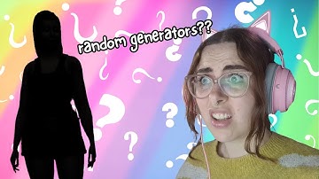 I let a random generator create my sim in The Sims 4