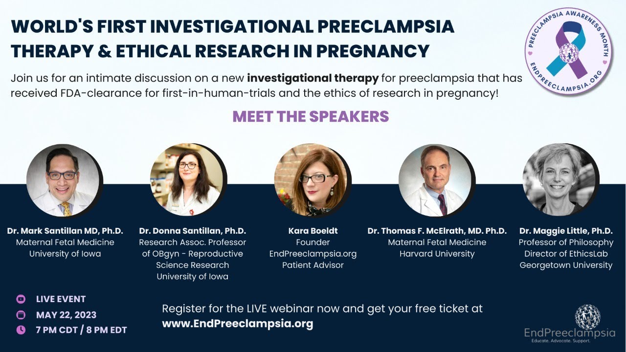 World Preeclampsia Day Preeclampsia Therapies & Ethical Research in