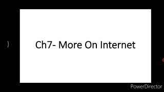 class 4th ch7- internet
