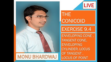 9 4 THE CONICOID B.A B sc 1st Year EXERCISE 9 4 SOLID GEOMETRY