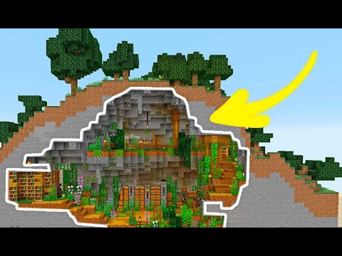 Видео: Большой дом в майнкрафт пещере! - Как построить - Minecraft 1.14.4