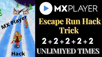Mx Player Escape Run Game Hack Trick | Unlimited Score | 100% WORKING TRICK | 2022