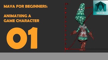 #1 Maya for Beginners: How to Animate a Game Character Alien in Maya Part 1: Introduction
