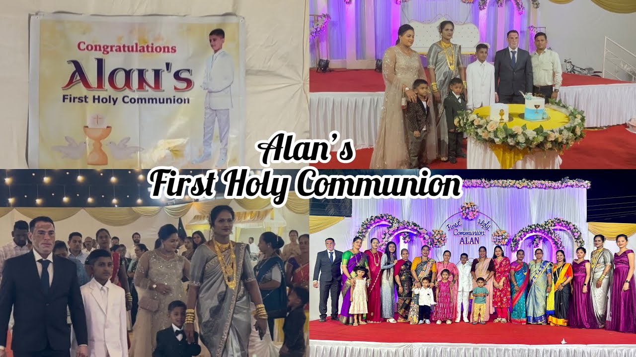 Alan’s First Holy Communion | Christian कोळी | Naigaon Koliwada 