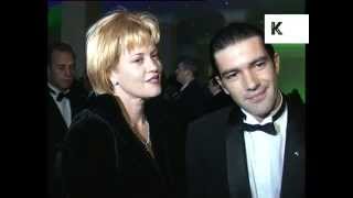 1995 Melanie Griffith and Antonio Banderas at Awards Ceremony